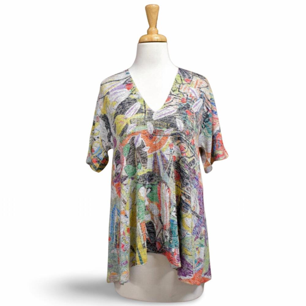 NEW INOAH women's mango tango top in grey